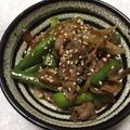 クックI6NLMD☆'s cooksnap of when they made 時短簡単！牛薄切りと隠元のオイスター炒め.