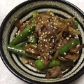 クックI6NLMD☆'s cooksnap of when they made 時短簡単！牛薄切りと隠元のオイスター炒め.