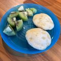 麻's cooksnap of when they made 材料2つ♡バナナ蒸しパン〜離乳食後期〜.