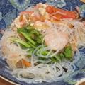 きらり流れ星's cooksnap of when they made ヤムウンセン「春雨とパクチーのサラダ」.