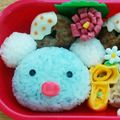 ❊プゥ❊'s cooksnap of when they made キャラ弁☆ペネロペおにぎり♪.
