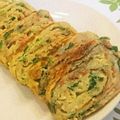 honey828's cooksnap of when they made 巻かずにしっとり♡ニラ玉だし巻き玉子.