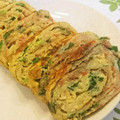 honey828's cooksnap of when they made 巻かずにしっとり♡ニラ玉だし巻き玉子.