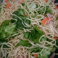 クックるん☆戦隊's cooksnap of when they made 騙されてみて！レタス塩焼きそば(^^).
