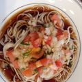 ルーブル美術館's cooksnap of when they made 夏ランチ食欲素麺〜イタリアントマトバジル.