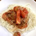 むーにんママ's cooksnap of when they made 【簡単】トマトとツナの冷たいそうめん.