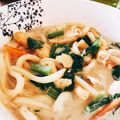 ❁花❁'s cooksnap of when they made 授乳中やランチに♪味噌豆乳スープうどん.