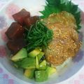 おまめちゃん♥️'s cooksnap of when they made 安いマグロでも！こっくりマグロ漬け丼.