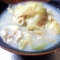 ルウサン's cooksnap of when they made 簡単!! しゃきしゃきレタスの帆立スープ.