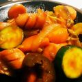 cotori119's cooksnap of when they made 夏野菜とウインナーのケチャップ炒め.
