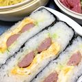 にゃー＊。's cooksnap of when they made ソーセージでおにぎらず.