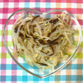 チェックのミニくま's cooksnap of when they made もやしと塩昆布のバター和え.