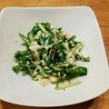 茶々♡小豆's cooksnap of when they made 材料3つで!!簡単豆腐と水菜の絶品サラダ.