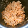 輸送艦みうら's cooksnap of when they made 炊飯器で簡単！ケチャップライス★ピラフ.