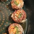 ハチ8コロ8's cooksnap of when they made 牛薄切り肉で簡単！野菜入りステーキ.