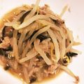 chihaる's cooksnap of when they made 簡単♪もやしとツナのおつまみ塩昆布ナムル.