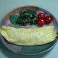 makeko's cooksnap of when they made 懐かしい～おばあちゃんのオムレツ.
