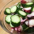Kちやん☺'s cooksnap of when they made 簡単！タコとキュウリの酢の物.