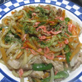 ジョングレ's cooksnap of when they made 計量なし！簡単！焼きうどん(ソース味).
