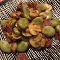クック55GMTK☆'s cooksnap of when they made マッシュルームとそら豆のポン酢炒め.