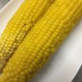 ポメちょん's cooksnap of when they made 冷めても粒ぷっくりトウモロコシのゆで方.