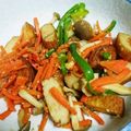 ハニボン's cooksnap of when they made 残り野菜OK！さつま揚げ入り味噌きんぴら.