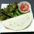 キングダム大好き's cooksnap of when they made チーズとベーコンのケサディーヤ.