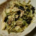 ナーちゃん's cooksnap of when they made 水菜と豚肉の梅煮.