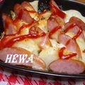 ＨＥＷＡ's cooksnap of when they made 簡単！ポテトとウインナーのトースター焼き.