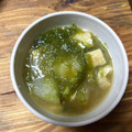 Morinoaya's cooksnap of when they made 冬瓜と生青海苔のお吸い物.