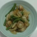 ショコラメロン's cooksnap of when they made ホタテといんげんのオイスター炒め.