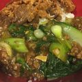 みきぼむ's cooksnap of when they made mチンゲンサイのピリ辛挽肉中華炒め.
