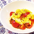 とこきち's cooksnap of when they made 簡単★ふんわり卵とチキン&トマト炒め★.