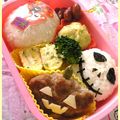 ミホ天然工房's cooksnap of when they made ジャック・スケリントンのお弁当✿キャラ弁.