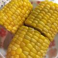 あき0304's cooksnap of when they made レンジ弱でじっくり☆甘～い♪とうもろこし.