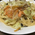 なるこォ's cooksnap of when they made 簡単、椎茸とキャベツの和風パスタ.