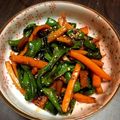 つたき's cooksnap of when they made 野菜でもう一品★人参とピーマンの金平.