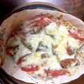 みーさり's cooksnap of when they made 【簡単】トマトとバジルのチーズ焼き.