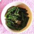 ロイヤルミルク♪'s cooksnap of when they made 簡単！いんげんの胡麻和え.