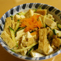 もんしゅしゅ's cooksnap of when they made 簡単☆きゅうりと厚揚げの中華和え.
