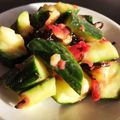 yasuko1ooo's cooksnap of when they made 叩き梅きゅう塩昆布和え.