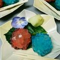 らもkitchen's cooksnap of when they made 梅雨の風情ある和菓子『紫陽花』.