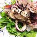 goopaku's cooksnap of when they made 暑い日にはレンジ☆イカと水菜のポン酢和え.