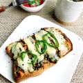 ｍａｒしゃん's cooksnap of when they made おからの煮物リメイク☆チーズトースト.