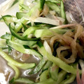 クックVEP69Q☆'s cooksnap of when they made くらげとキュウリの中華風酢の物.