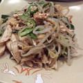 manatea78's cooksnap of when they made 美味い！ささみともやしの梅肉和え.