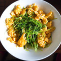 ユリ❁'s cooksnap of when they made 豆苗と卵のごま油炒め.