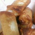 クック7FZCWJ☆'s cooksnap of when they made 激うまっ☆生ハムと大葉の餅入り春巻き.