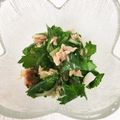 ぽりっくま's cooksnap of when they made 簡単美味しい！ツナ三つ葉(わけぎ)和え.