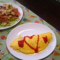 もちっこ橙色's cooksnap of when they made ほうれん草のバター炒めinチーズオムレツ.